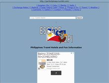 Tablet Screenshot of escape2pi.com